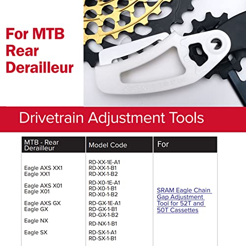 White-Eagle 50/52t Cassettes 12 Speed Chain Gap Tool A573783