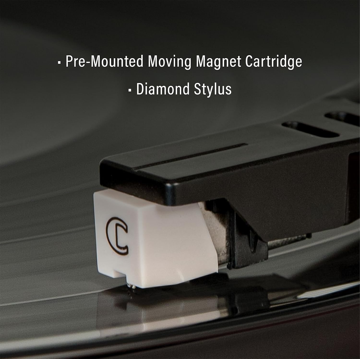 Walnut Turntable System with Bluetooth, CD, AM/FM and Speakers K855