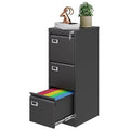 4 Drawer Metal File Cabinet with Lock C95936