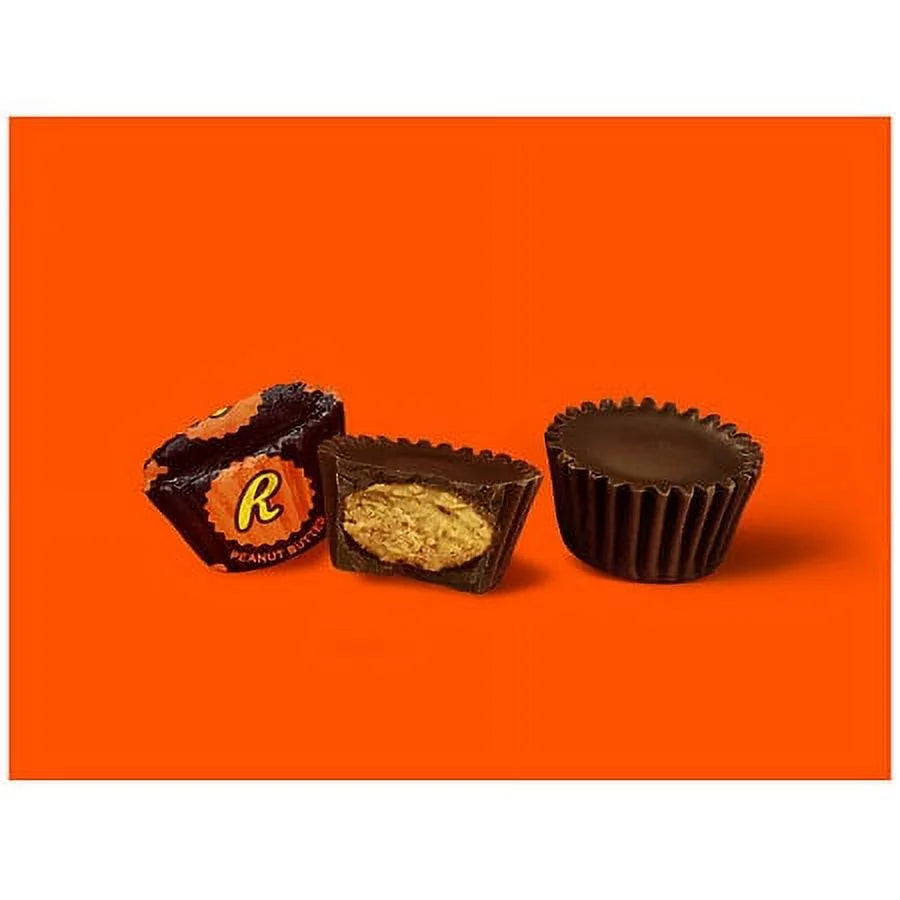 Dark Chocolate Peanut Butter Cups Candy 10.2oz Pack of 2 A5168