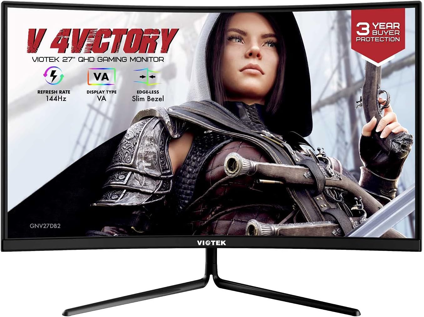 30-Inch 200hz Ultrawide Curved Gaming Monitor 1080p 21:1MS VA Panel M918473