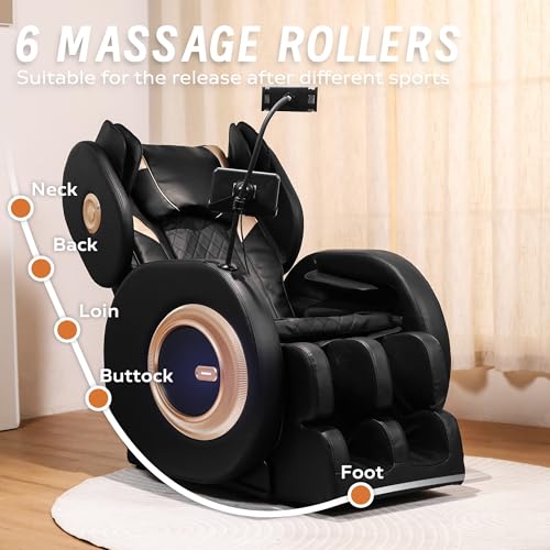 Full Body Zero Gravity Massage Chair with Heat, Airbags, Foot Massage U77037