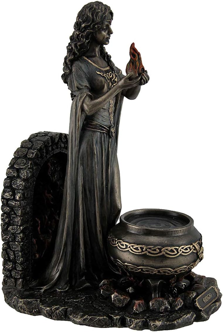 9 5/8" Tall Cold Cast Resin Antique Bronze Statue Z8828
