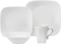 16-pc Square Embossed Dinnerware Set O3574