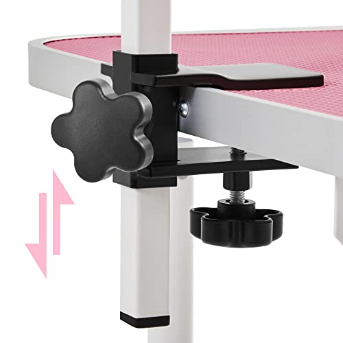 32in Foldable Pet Grooming Table with Adjustable Arm & Noose B495