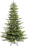 7.5 Foot Pre-Lit Artificial Christmas Tree with 700 Clear Lights K221