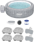 Inflatable Hot Tub with Seat and Headrest Pillows L79570