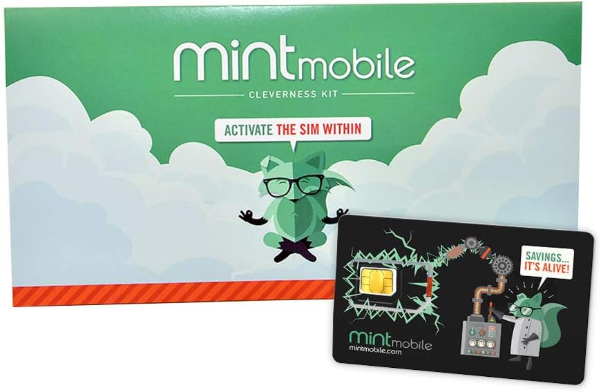 10GB 5G ? 4G LTE Data Wireless Plan with 3-in-1 GSM SIM Card B820