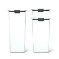 Set of 3 Food Storage Canisters with Latching Lids U7727