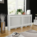 White MDF Radiator Cover Cabinet Shelf J96285