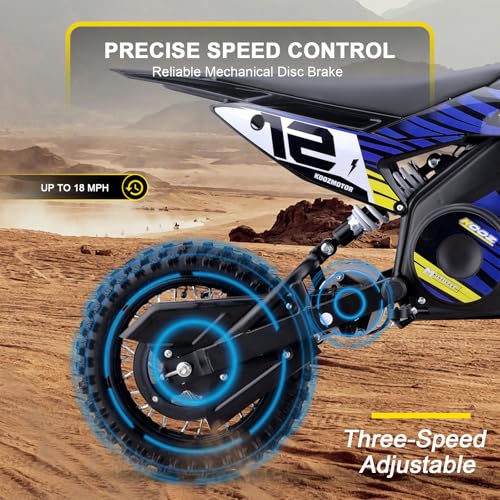 Blue 36V 1000W Electric Dirt Bike with 16" Tire W829555