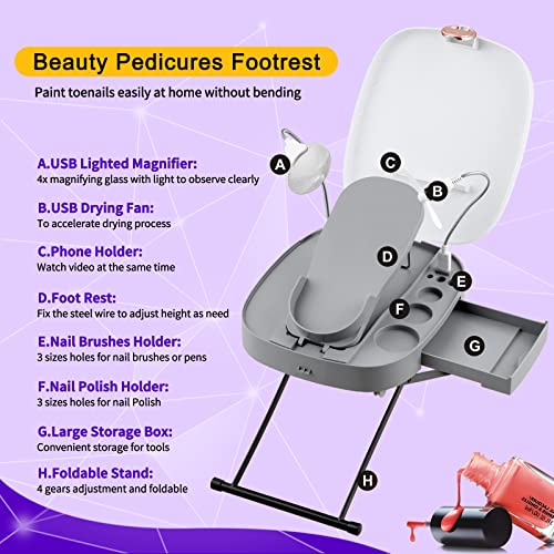Adjustable Pedicure Foot Rest N9083