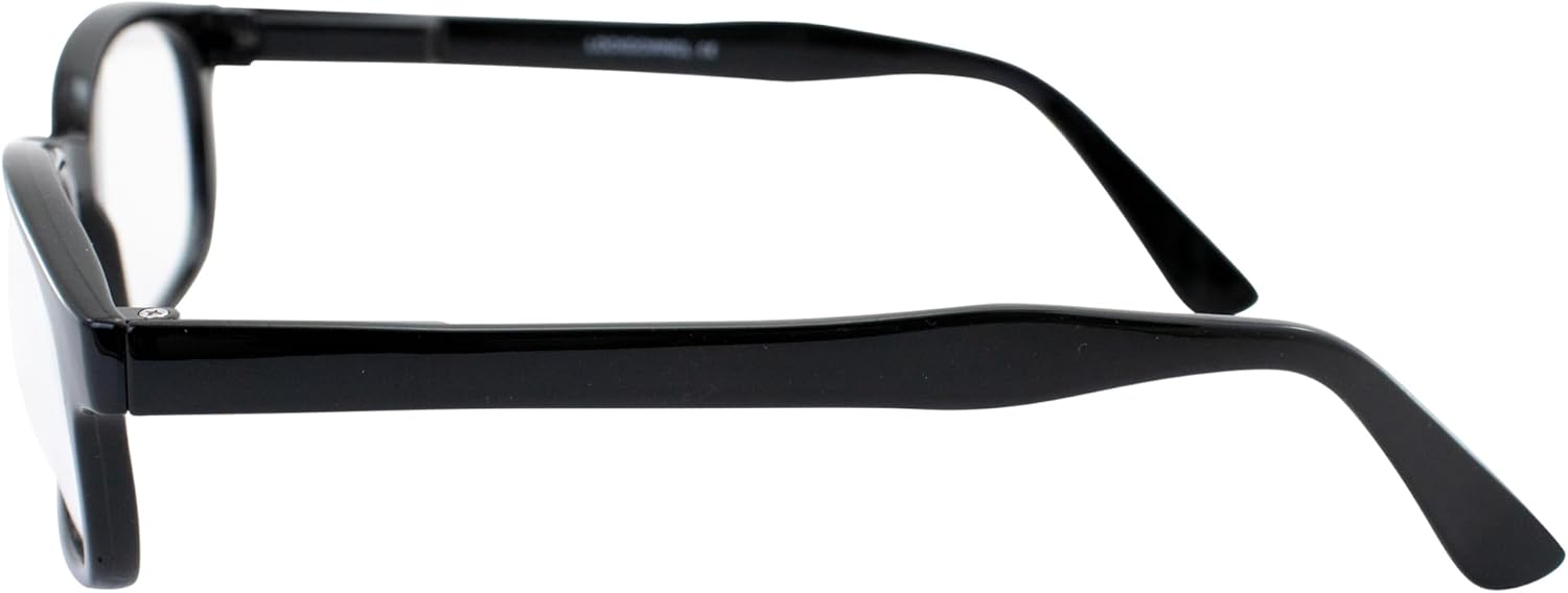 3 Pairs Motorcycle Riding Glasses with Black Frames Clear Smoke Yellow Lenses Q722