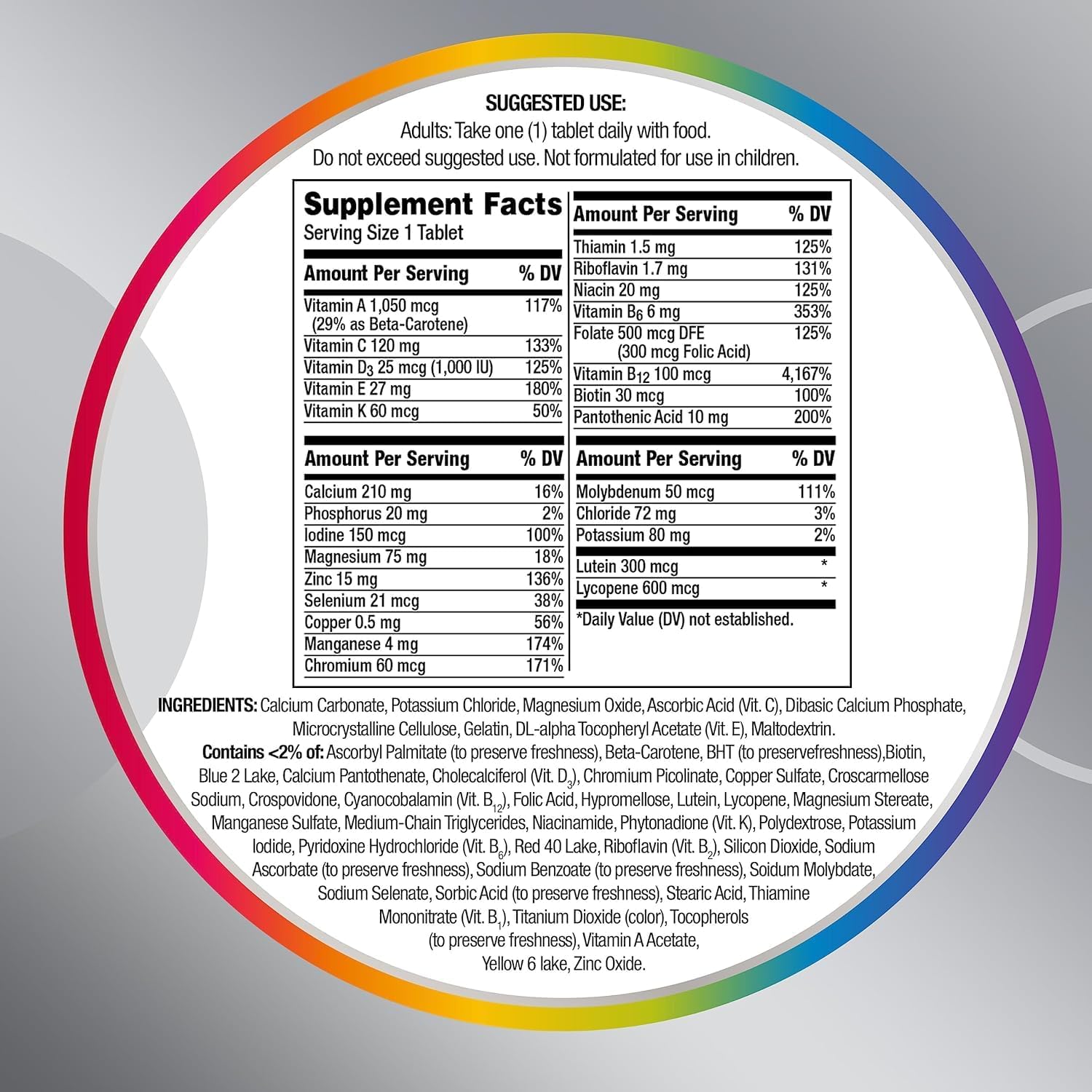 Multivitamin Supplement - 200 Count C40780
