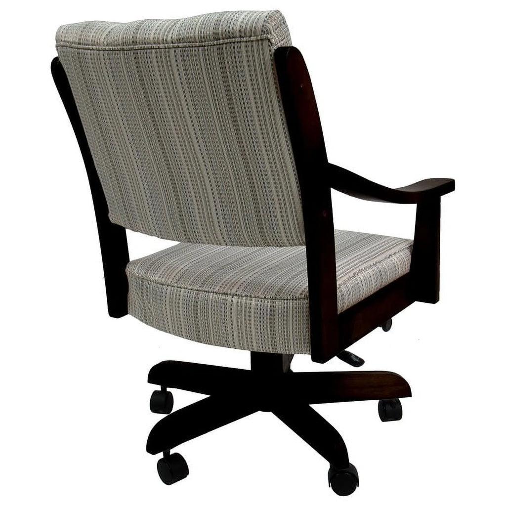 Natural Black Swivel Wood Dining Chair A454