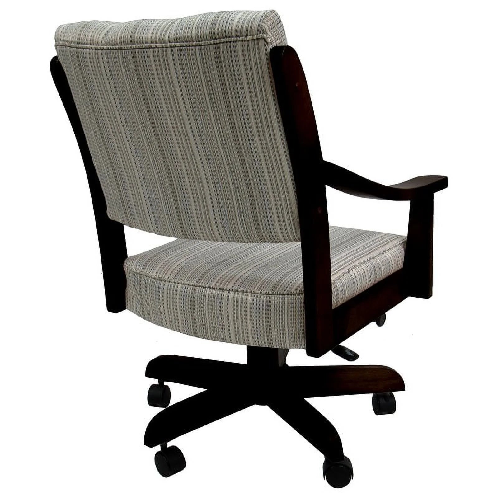 Natural Black Swivel Wood Dining Chair A454