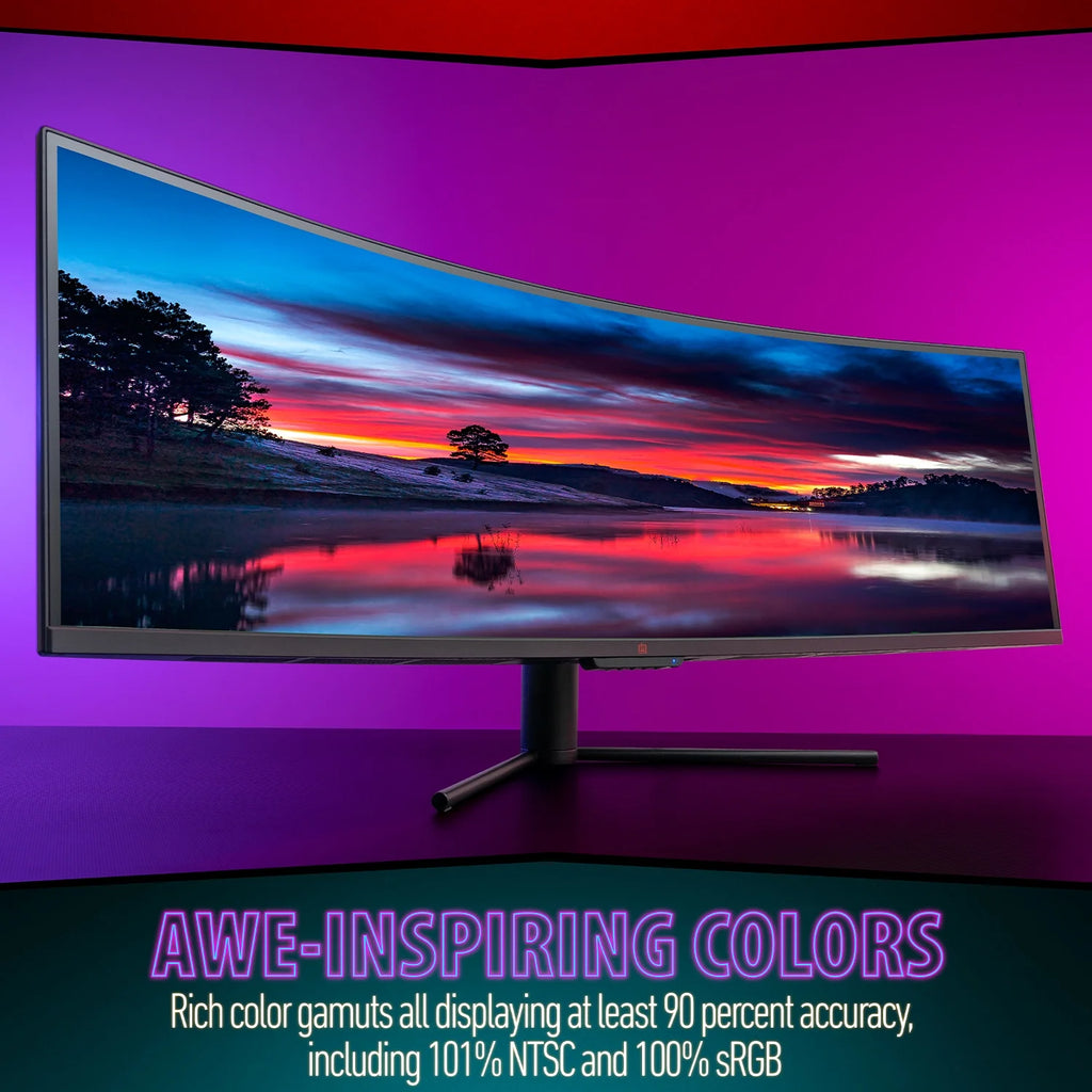 49" Curved Ultrawide 5K Gaming Monitor, 32:9, 120 Hz P9032