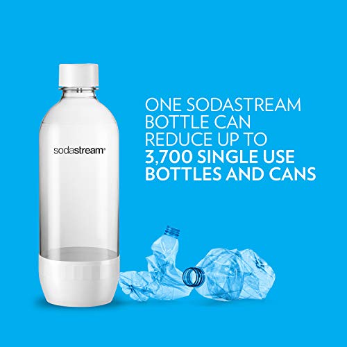 Black 1L Carbonating Bottle Twinpack Y135