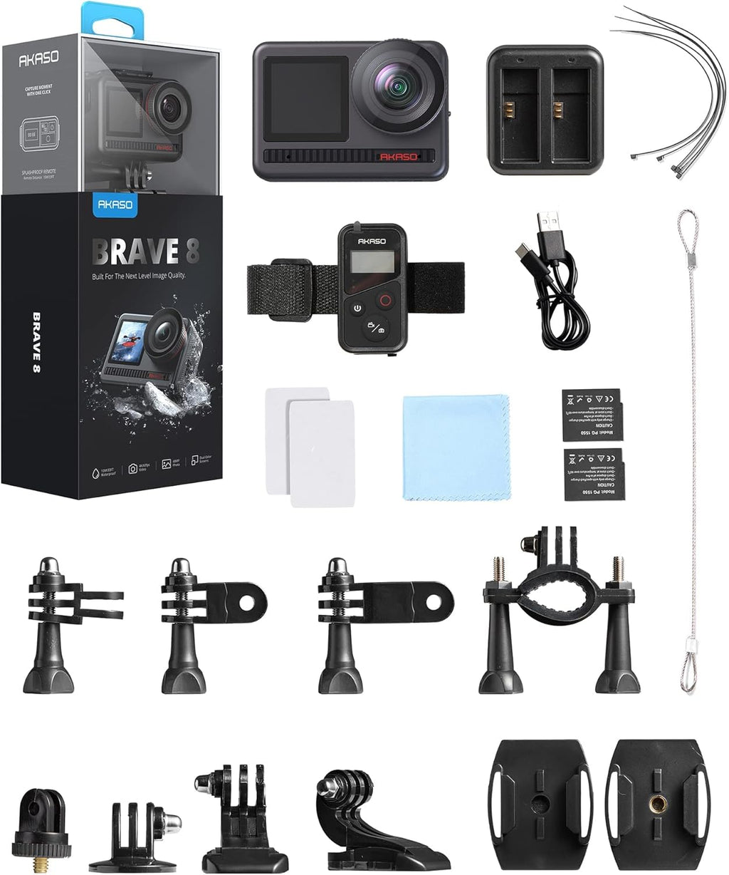4K60FPS Action Camera with Touch Screen Waterproof Remote Control H827