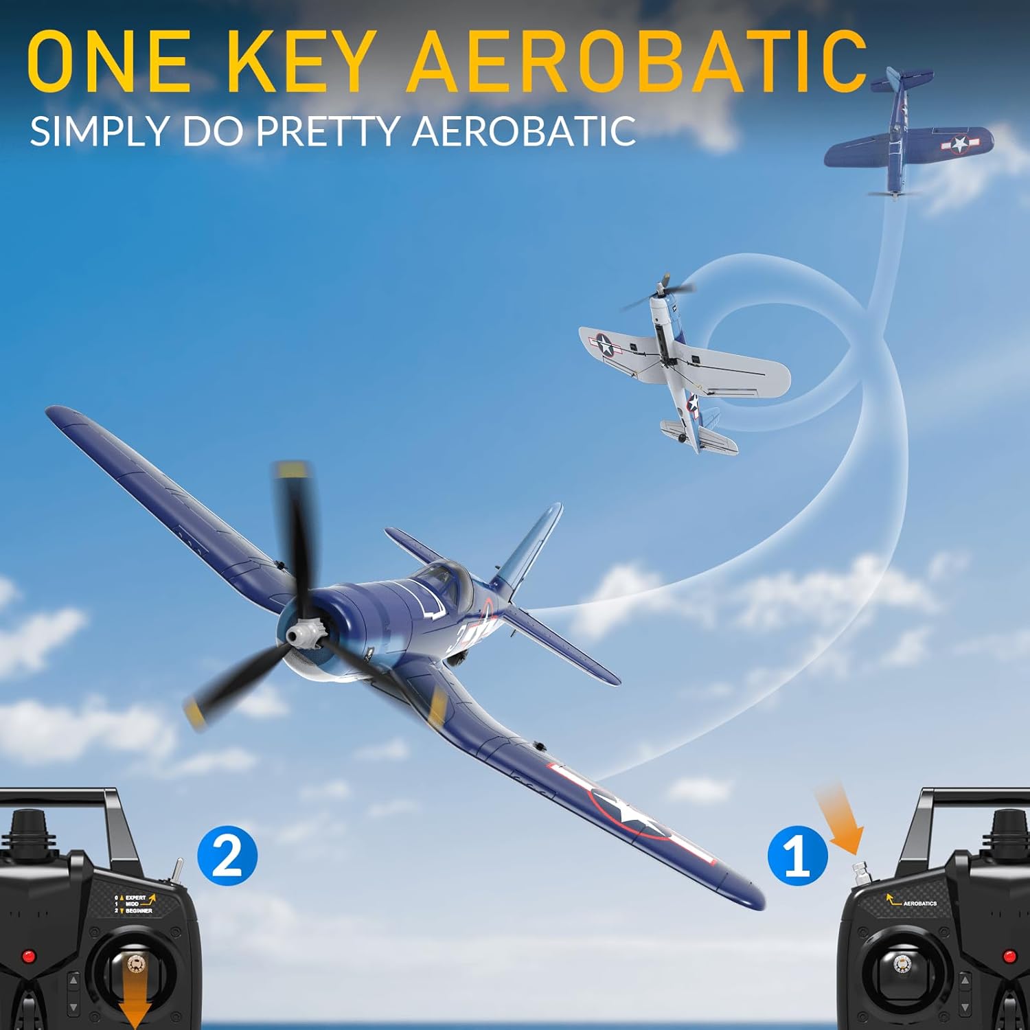 4-CH Remote Control Airplane F4U Corsair E574040