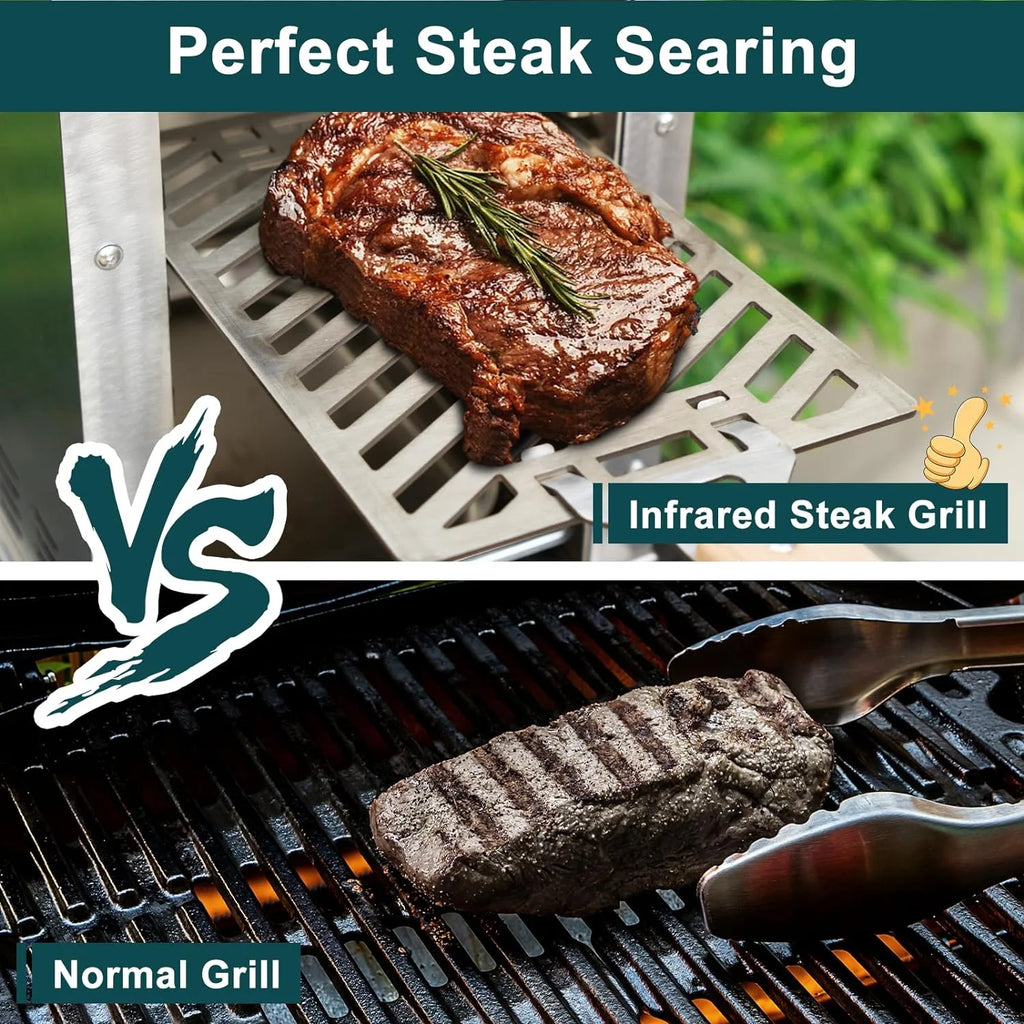1500℉ Portable Propane Gas Grill with Infrared Technology G587