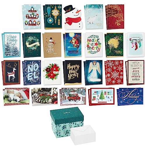 48 Cards and Envelopes Boxed Christmas Card Assortment F6121