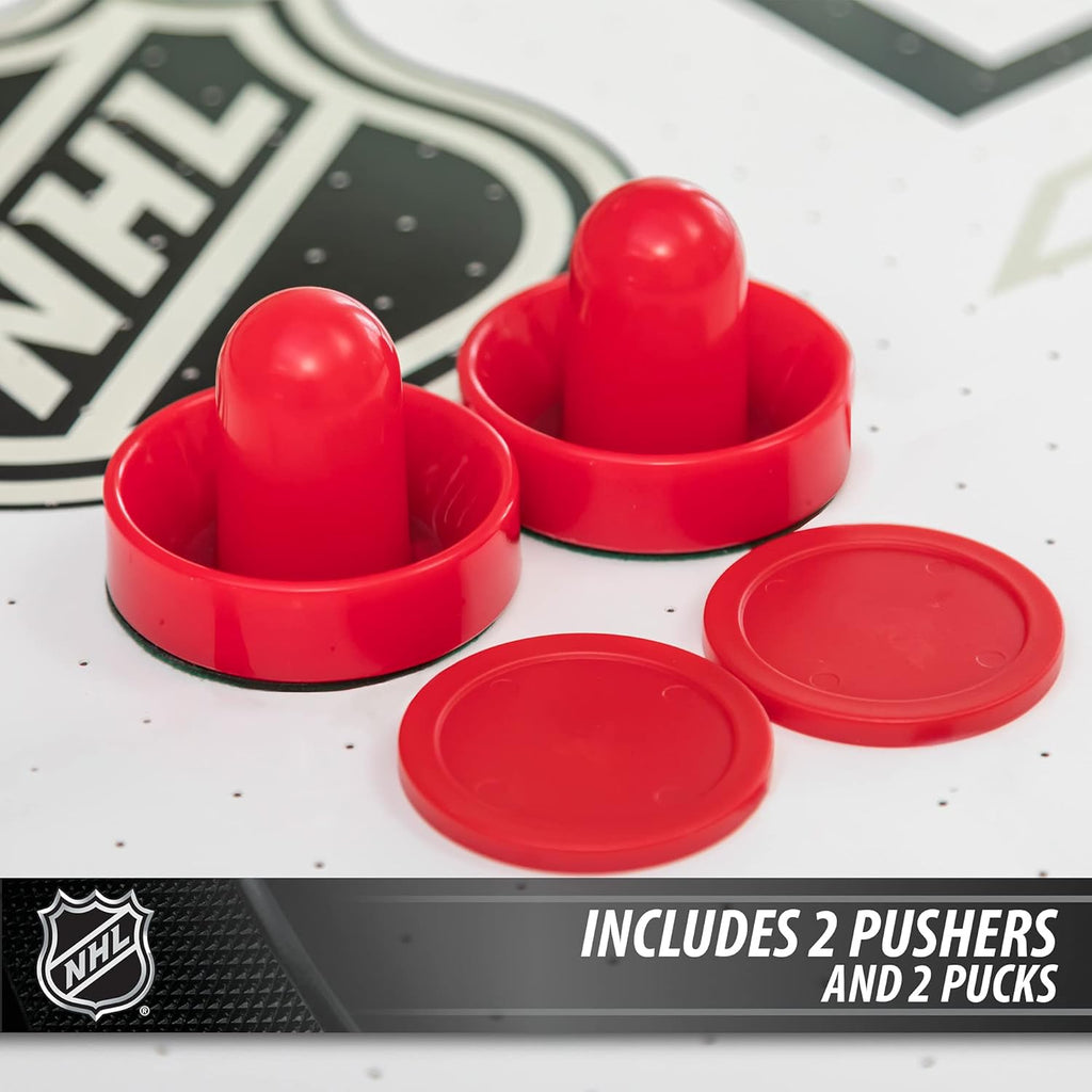 NHL Air Hockey Table with Automatic LED Electronic Scoring T7849