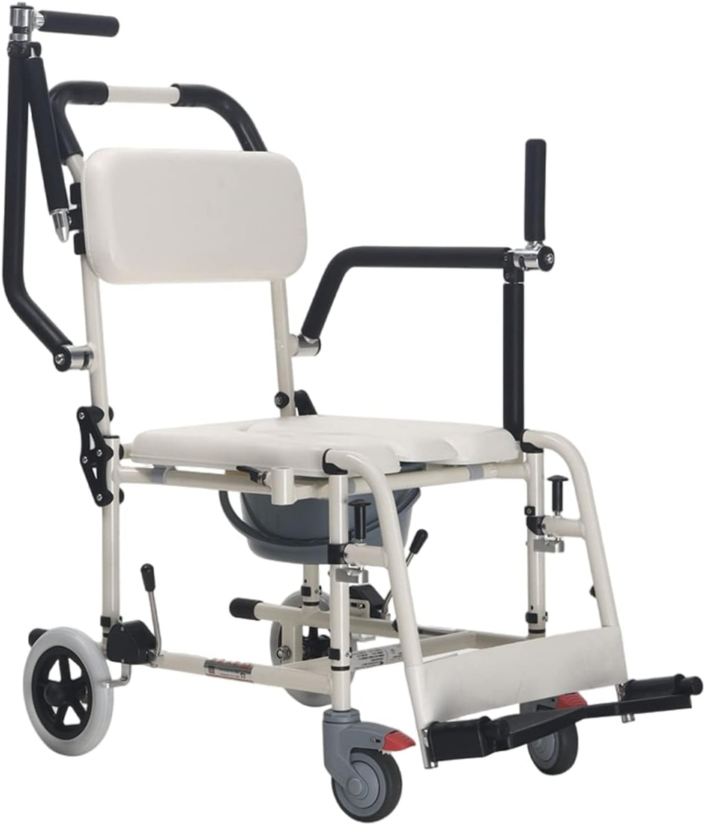 Bedside Toilet, Rolling Shower Wheelchair, Transfer Chair N5815