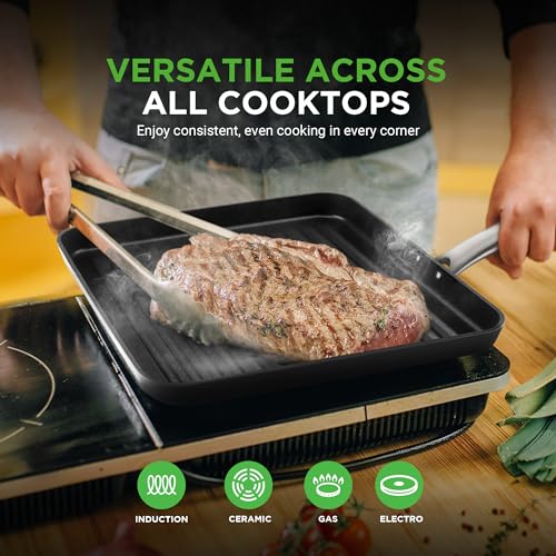 11" Square Non Stick Grill Pan O7199