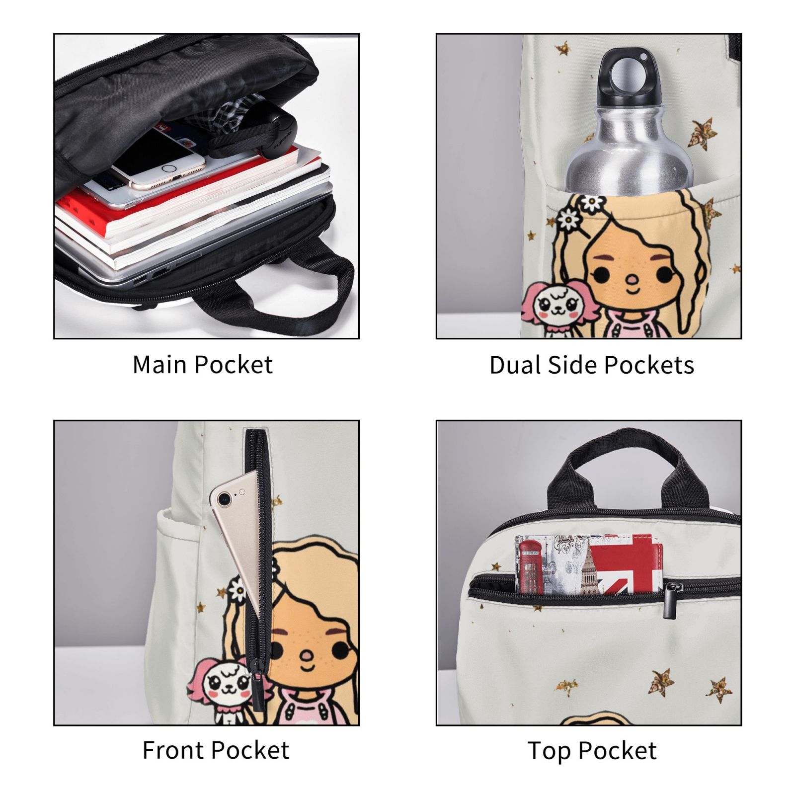 Lightweight Unisex Backpack X626