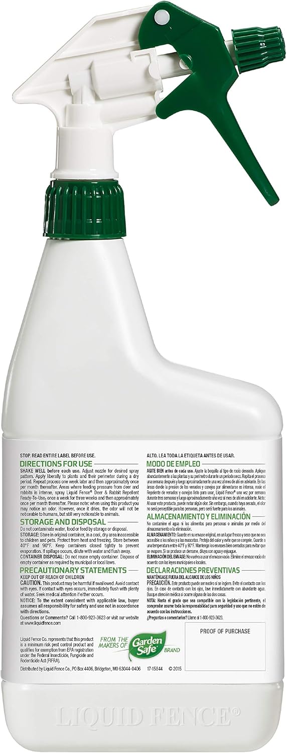 Deer & Rabbit Repellent, 32-Ounce C309003