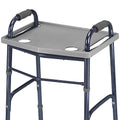 Gray Walker Tray With Cup Holders B1104