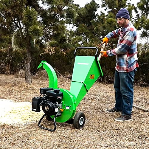 7HP 212cc Gas Powered Wood Chipper Shredder B94596