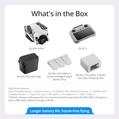 Folding Mini-Drone with 4K HDR Video Camera, Under 249 g, 34 Mins Flight Time J955