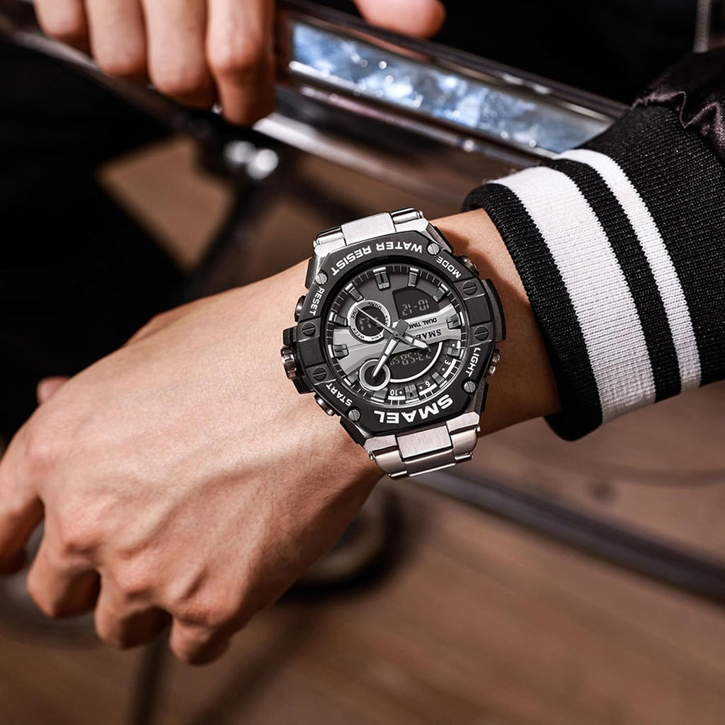 Waterproof Military Tactical Sports Wrist Watch with Led Luminous P823