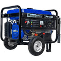 Blue Black Gas Powered Portable Generator 4400 Watt Electric Start H42511