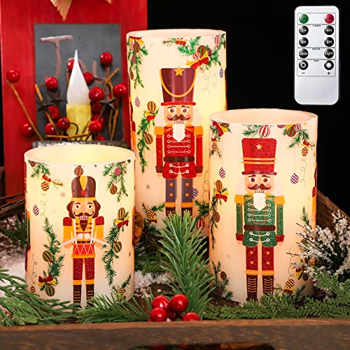 Flameless LED Pillar Candles with Timer & Remote Q940