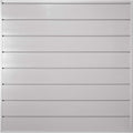 PVC Slat Wall Panels, 6 Inch - 8ft by 4ft (32 sqft) Section, Graphite F657