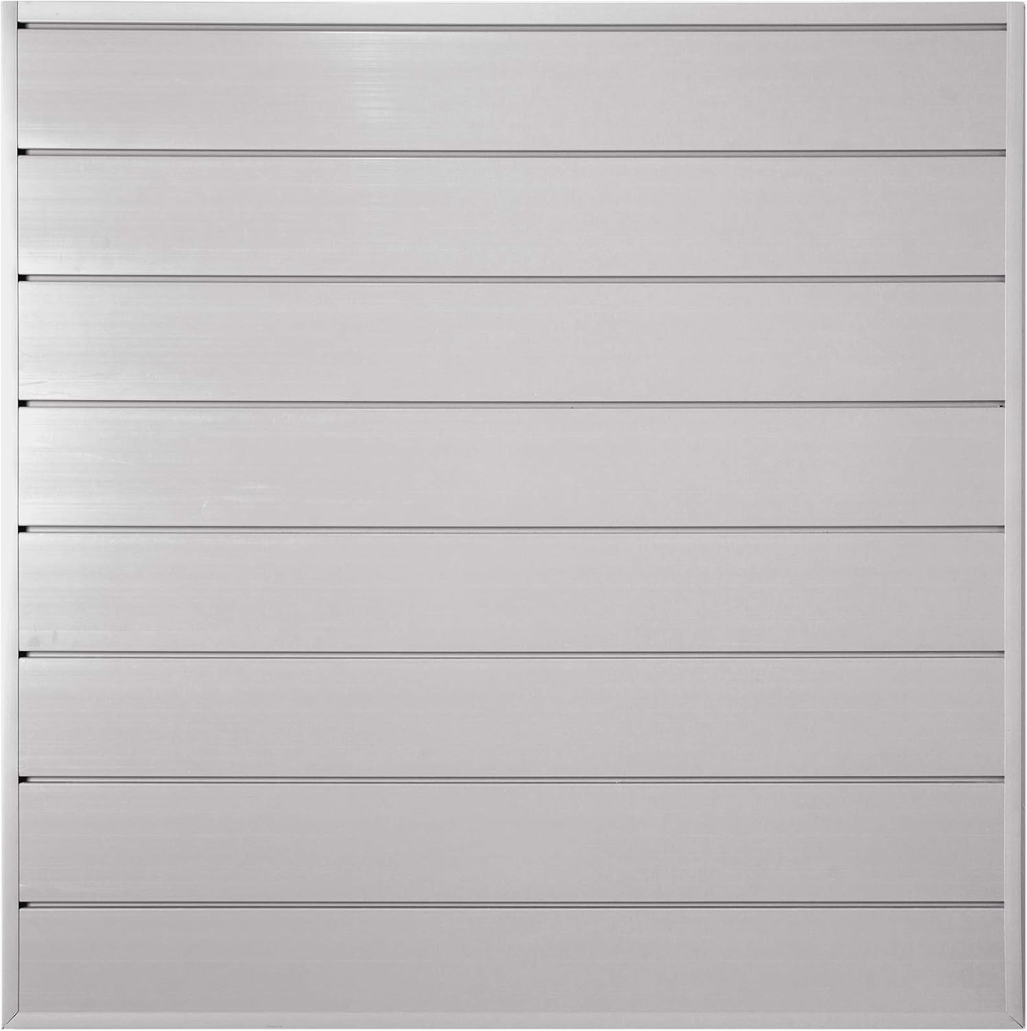 PVC Slat Wall Panels, 6 Inch - 8ft by 4ft (32 sqft) Section, Graphite F657