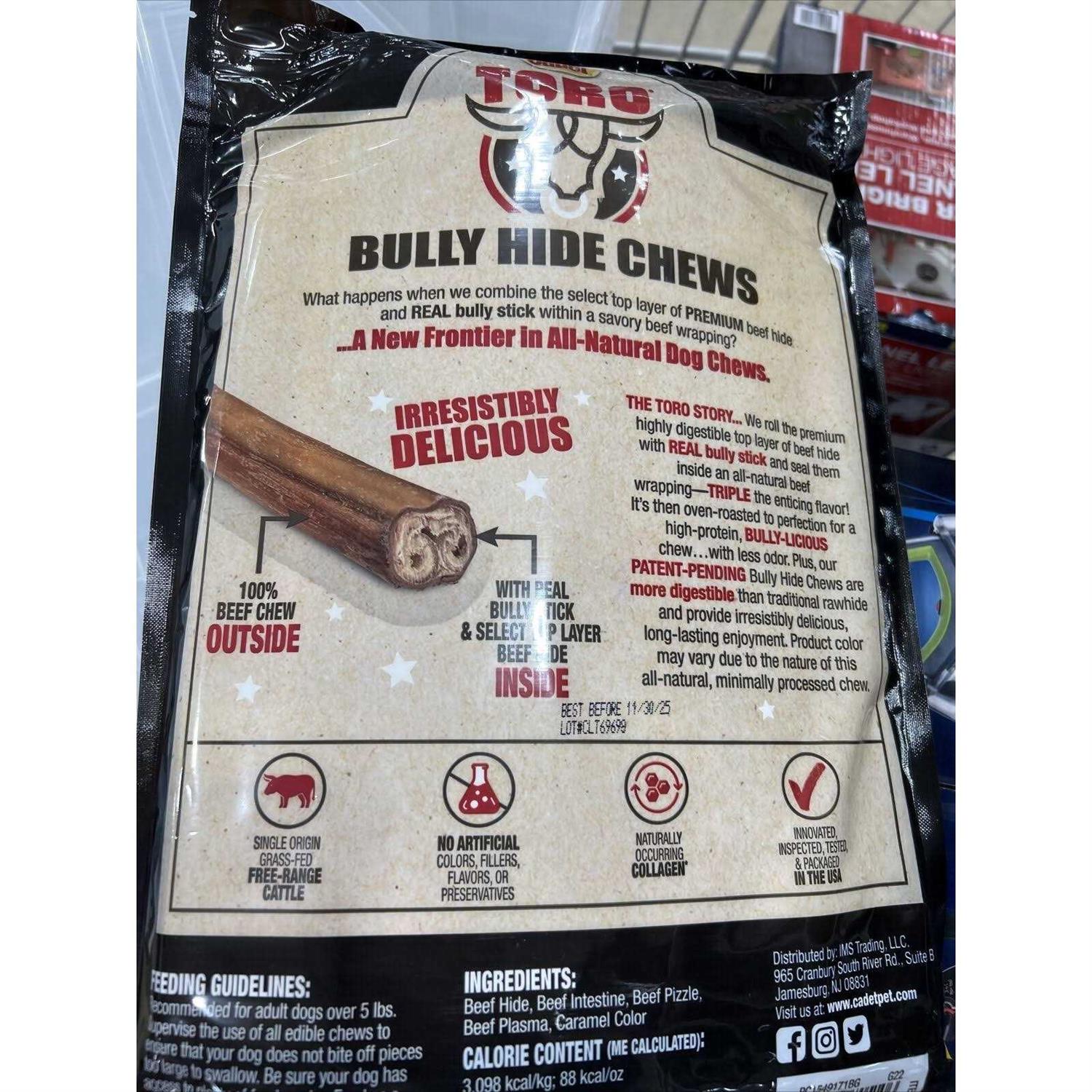 Bully Hide Sticks All-Natural Dog Chews X90014