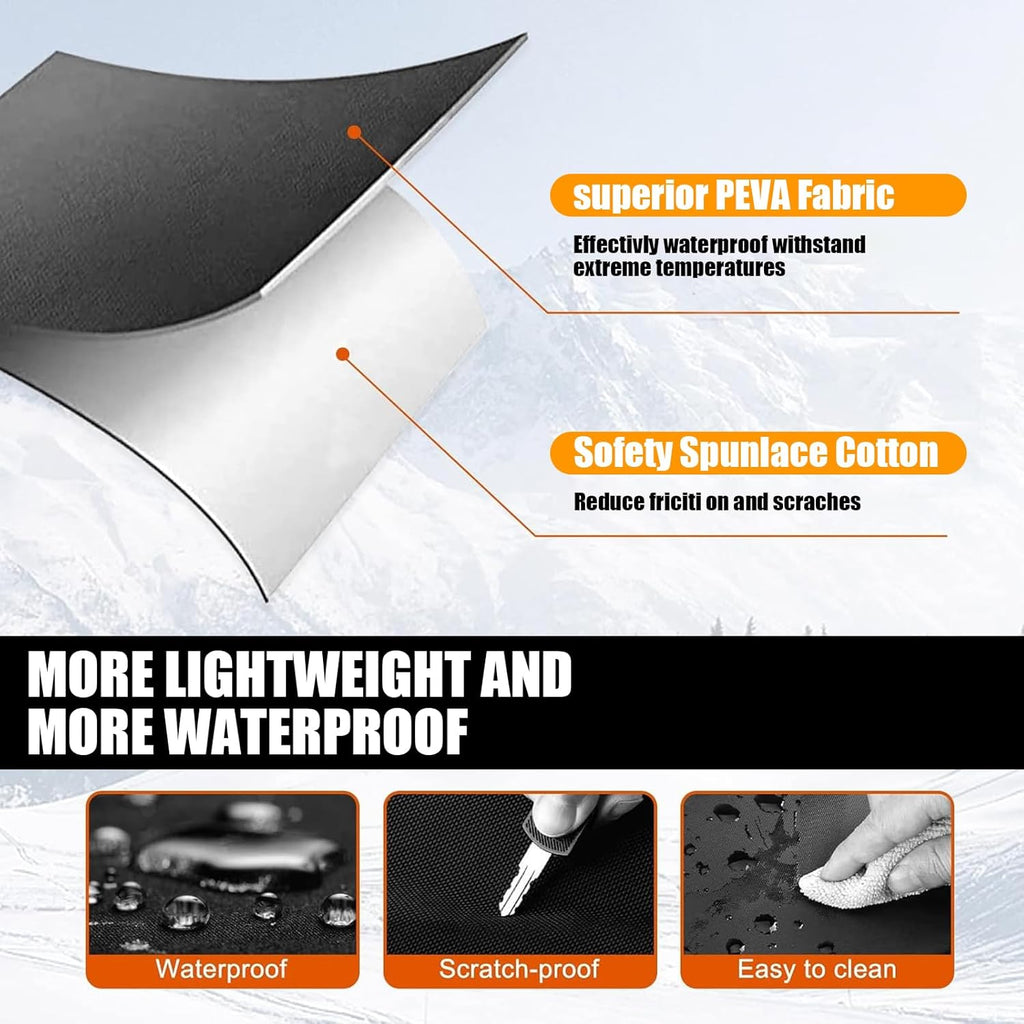 Black Windshield Cover 84.64" x 49.21" D7135