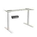 White Height Adjustable Electric Standing Desk Frame O4293
