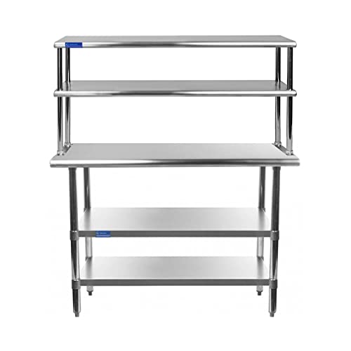 24" X 30" Stainless Steel Work Table with 2 Shelves I878598