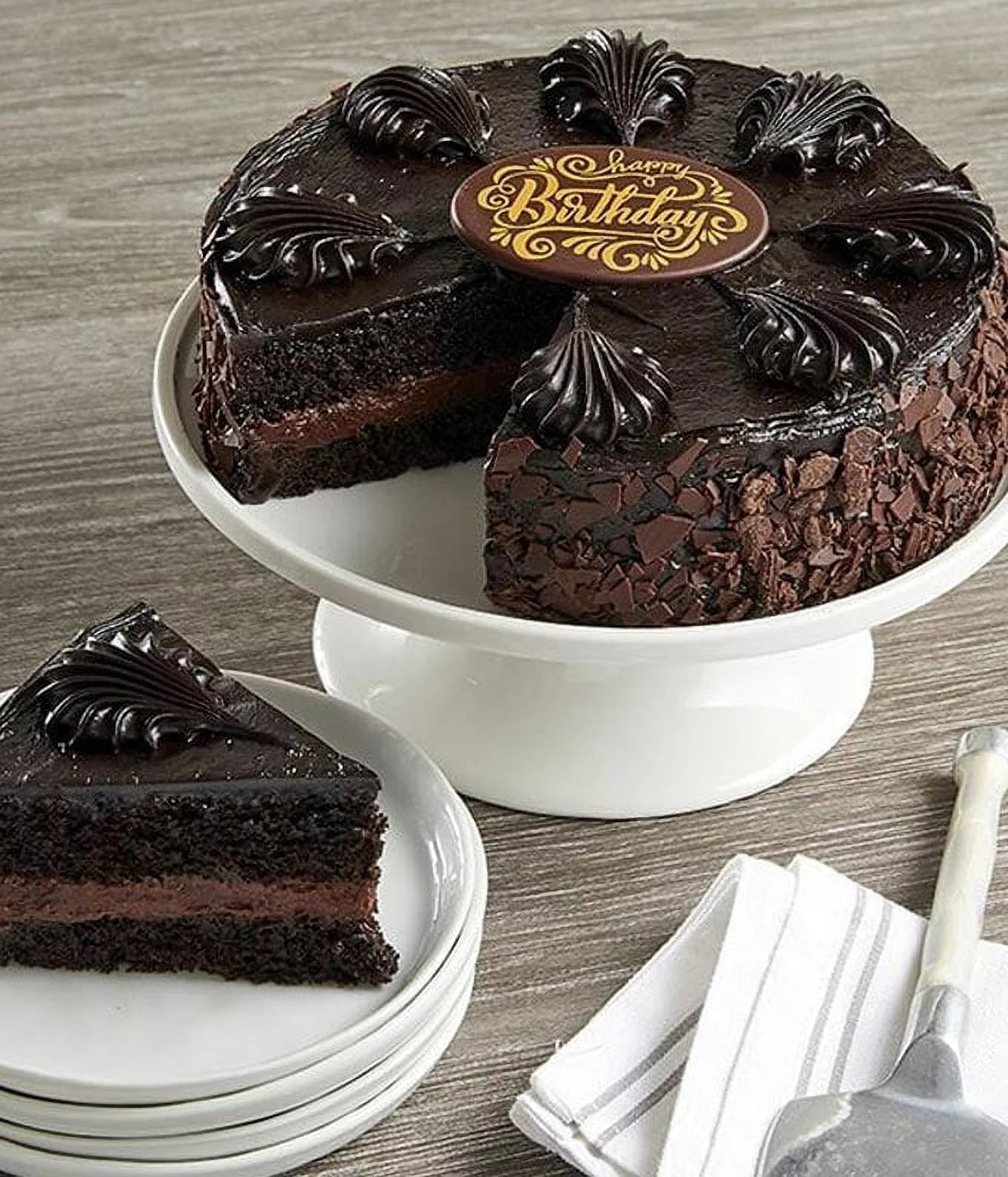 Chocolate Mousse Torte Cake V628