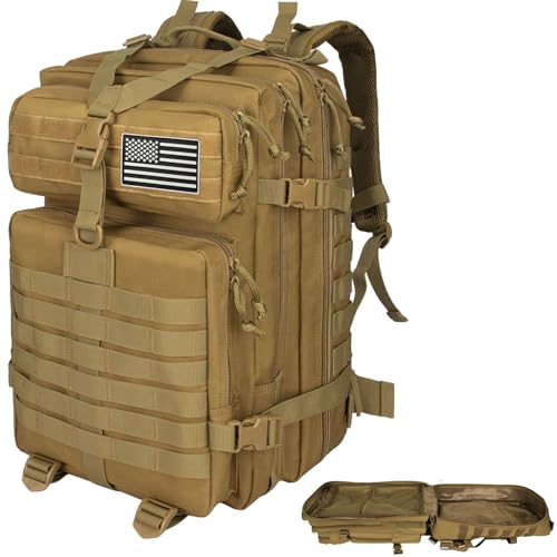 Black 45L Tactical Backpack V6500