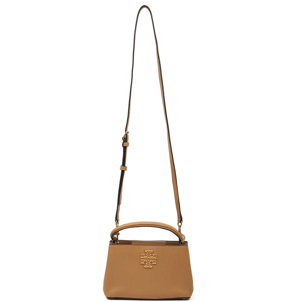 Pebbled Leather Micro Satchel Crossbody Bag V993752