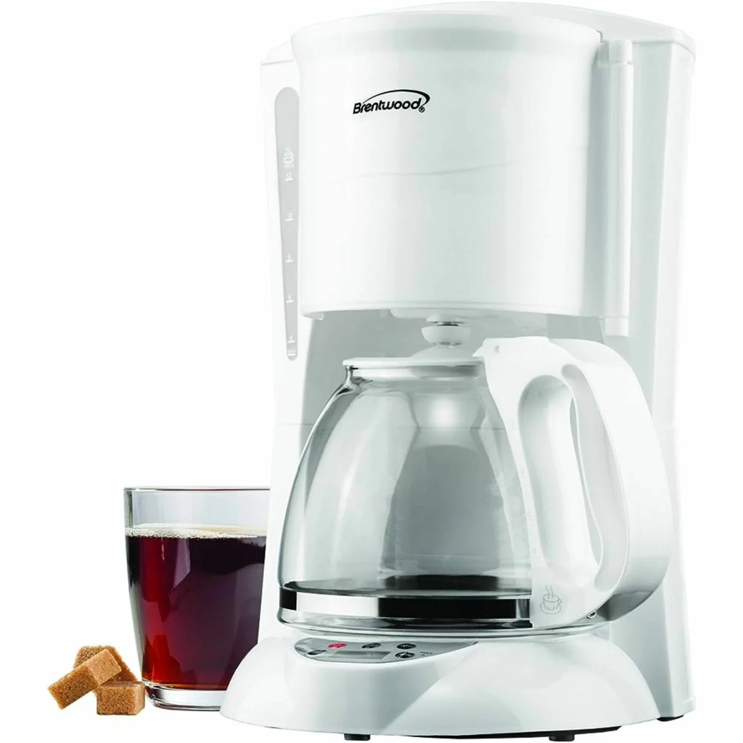 White 12 Cup Digital Coffee Maker J74099