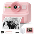 1080P HD Kids Instant Print Camera with 3 Rolls Print Paper & 32GB Card (Black) H258