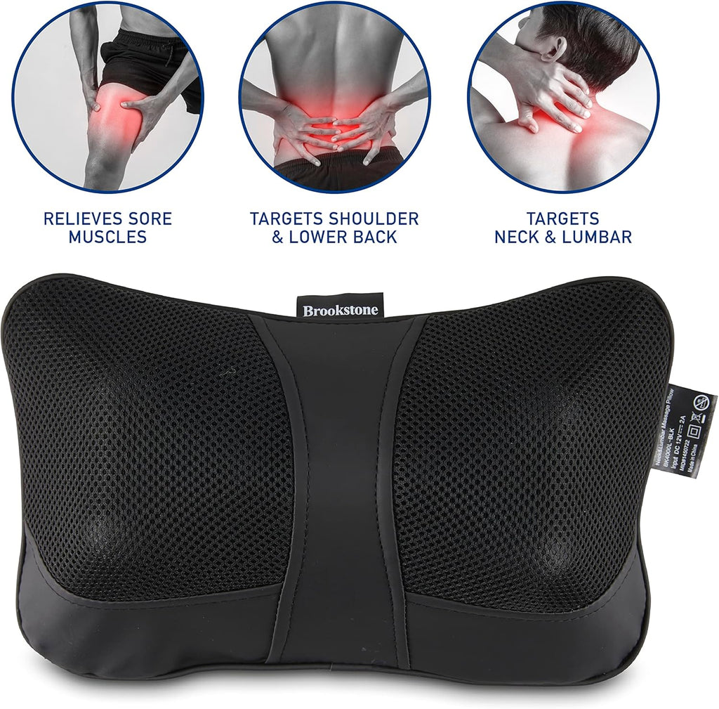 Deep Kneading Massage Pillow with Heat Q931