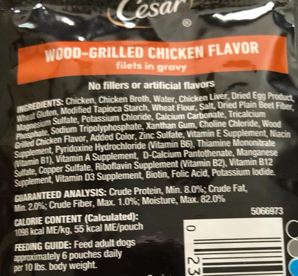 15 Pouches 1.76oz Each Dog Food Variety Pack with Waste Bag Roll D372444